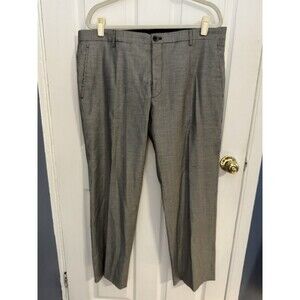 Giorgio Armani Micro Houndstooth Pants, 100% Wool, Made In Italy Size 56IT/40US
